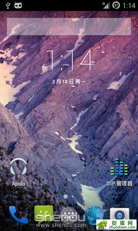 HTC Oneʰ M7 AOKP4.4.2 320ո ȥŹ T9 ״̬ٵ